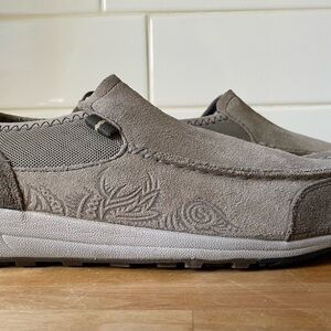COPY - OluKai Gray Loafers Slip-Ons Casual Comfort